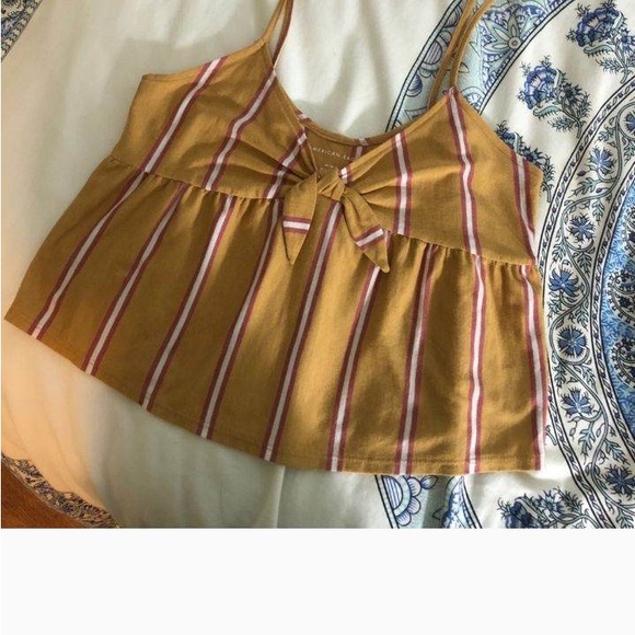 American Eagle Striped knot tank top - Picture 12 of 12